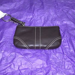 Coach keychain change purse